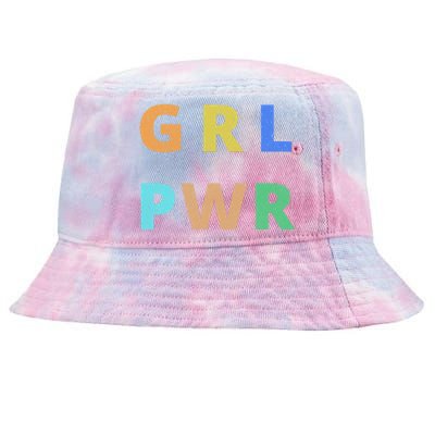 Girl Power Logo Tie-Dyed Bucket Hat