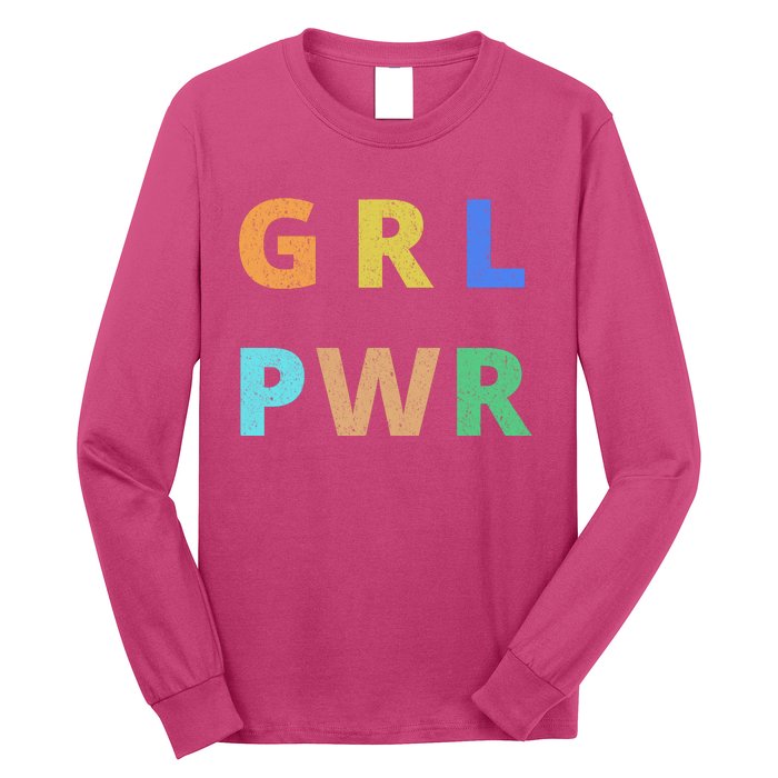 Girl Power Logo Long Sleeve Shirt