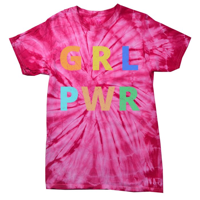 Girl Power Logo Tie-Dye T-Shirt