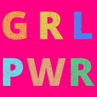 Girl Power Logo Tie-Dye T-Shirt