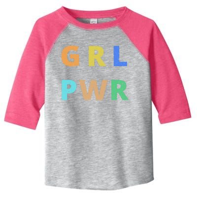 Girl Power Logo Toddler Fine Jersey T-Shirt