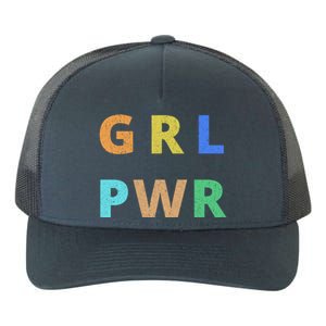 Girl Power Logo Yupoong Adult 5-Panel Trucker Hat