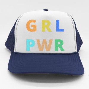 Girl Power Logo Trucker Hat