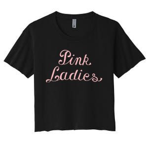 Grease P.I.N.K Ladies Women's Crop Top Tee