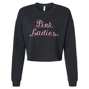 Grease P.I.N.K Ladies Cropped Pullover Crew