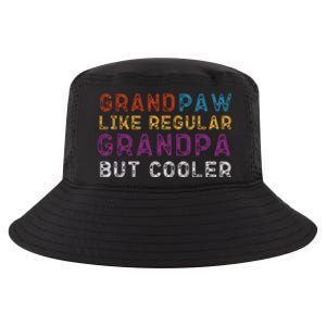 Grand Paw Like A Regular Grandpa But Cooler Cool Gift Father Day Cute Gift Cool Comfort Performance Bucket Hat