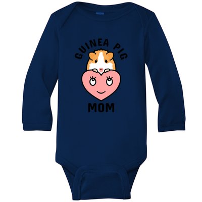 Guinea Pig Mom Baby Long Sleeve Bodysuit