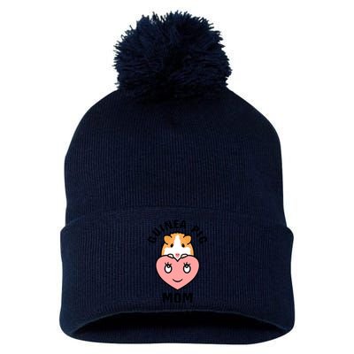 Guinea Pig Mom Pom Pom 12in Knit Beanie