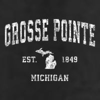 Grosse Pointe Michigan Mi Vintage Athletic Sports Design Hat