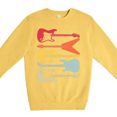 Guitar Player Music Lovers Premium Crewneck Sweatshirt