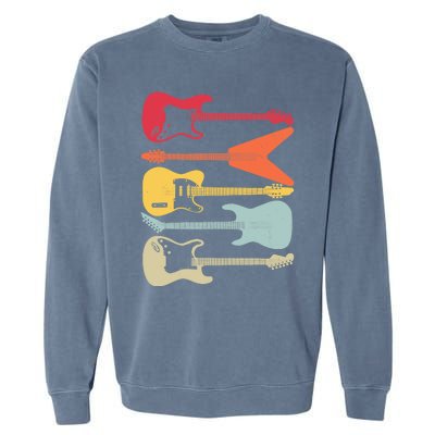 Guitar Player Music Lovers Garment-Dyed Sweatshirt