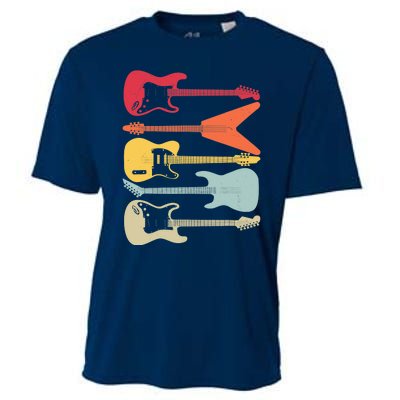 Guitar Player Music Lovers Cooling Performance Crew T-Shirt