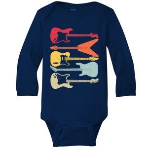 Guitar Player Music Lovers Baby Long Sleeve Bodysuit