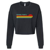 Grosse Pointe Michigan Cropped Pullover Crew