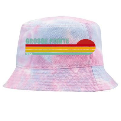 Grosse Pointe Michigan Tie-Dyed Bucket Hat