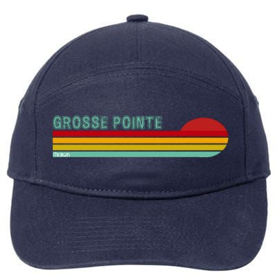 Grosse Pointe Michigan 7-Panel Snapback Hat