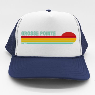 Grosse Pointe Michigan Trucker Hat