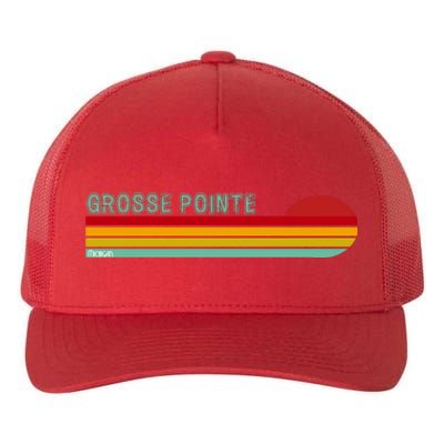 Grosse Pointe Michigan Yupoong Adult 5-Panel Trucker Hat