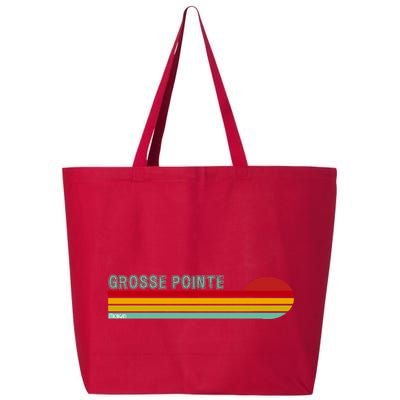 Grosse Pointe Michigan 25L Jumbo Tote