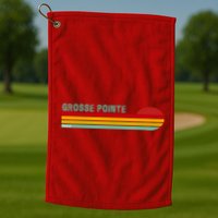 Grosse Pointe Michigan Golf Towel