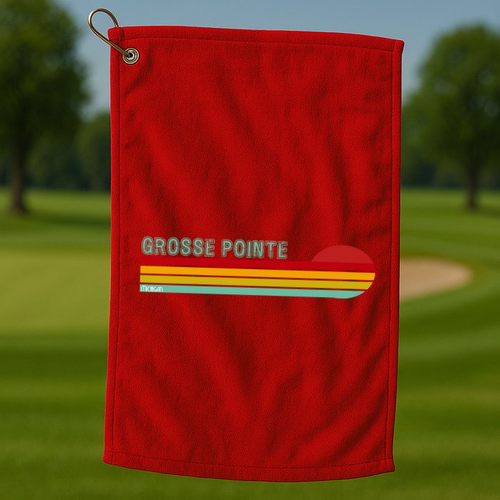 Grosse Pointe Michigan Golf Towel