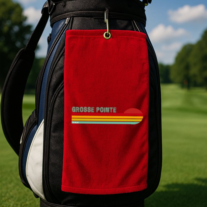 Grosse Pointe Michigan Golf Towel