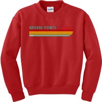 Grosse Pointe Michigan Kids Sweatshirt