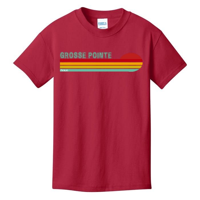 Grosse Pointe Michigan Kids T-Shirt