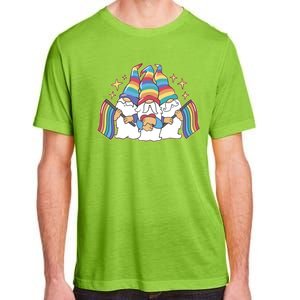 Gnomes Pride Month LGBTQ Adult ChromaSoft Performance T-Shirt