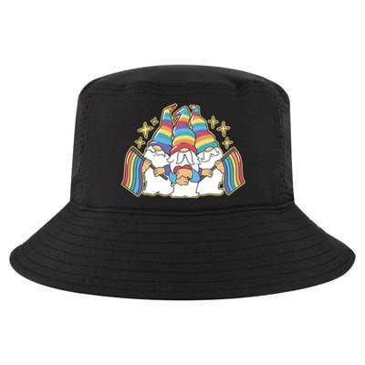 Gnomes Pride Month LGBTQ Cool Comfort Performance Bucket Hat