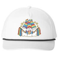 Gnomes Pride Month LGBTQ Snapback Five-Panel Rope Hat