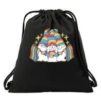 Gnomes Pride Month LGBTQ Drawstring Bag