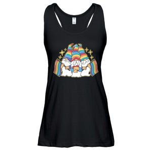 Gnomes Pride Month LGBTQ Ladies Essential Flowy Tank