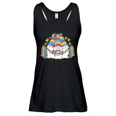 Gnomes Pride Month LGBTQ Ladies Essential Flowy Tank