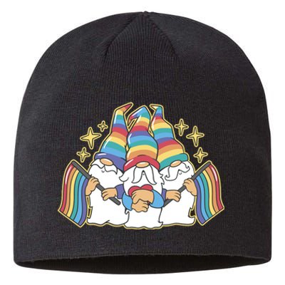 Gnomes Pride Month LGBTQ Sustainable Beanie