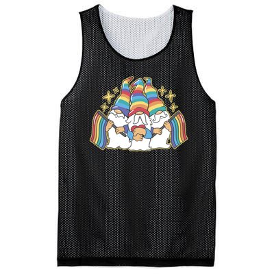 Gnomes Pride Month LGBTQ Mesh Reversible Basketball Jersey Tank