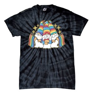 Gnomes Pride Month LGBTQ Tie-Dye T-Shirt