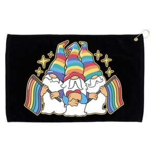 Gnomes Pride Month LGBTQ Grommeted Golf Towel