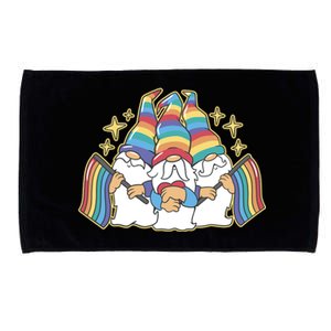 Gnomes Pride Month LGBTQ Microfiber Hand Towel