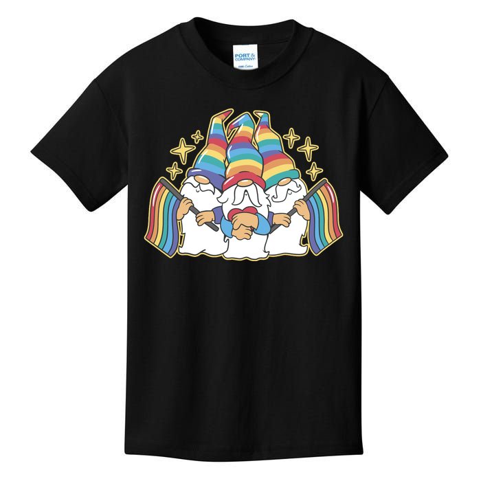 Gnomes Pride Month LGBTQ Kids T-Shirt