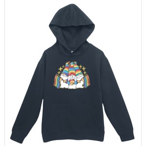 Gnomes Pride Month LGBTQ Urban Pullover Hoodie