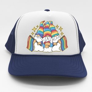 Gnomes Pride Month LGBTQ Trucker Hat