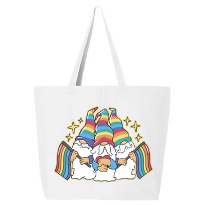 Gnomes Pride Month LGBTQ 25L Jumbo Tote