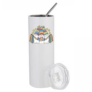 Gnomes Pride Month LGBTQ Stainless Steel Tumbler