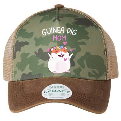 Guinea Pig Mom Cute Mother's Day  Guinea Pig Mom Legacy Tie Dye Trucker Hat