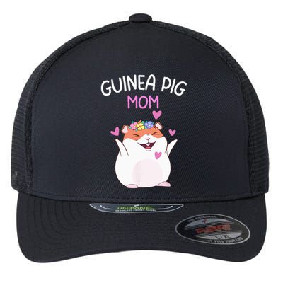 Guinea Pig Mom Cute Mother's Day  Guinea Pig Mom Flexfit Unipanel Trucker Cap