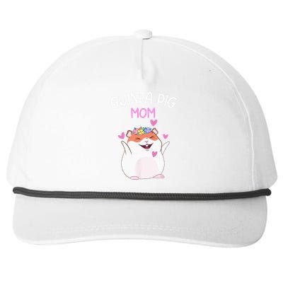 Guinea Pig Mom Cute Mother's Day  Guinea Pig Mom Snapback Five-Panel Rope Hat