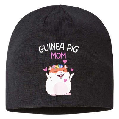 Guinea Pig Mom Cute Mother's Day  Guinea Pig Mom Sustainable Beanie