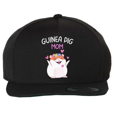 Guinea Pig Mom Cute Mother's Day  Guinea Pig Mom Wool Snapback Cap