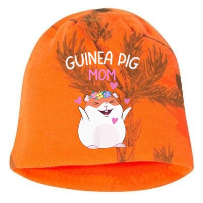 Guinea Pig Mom Cute Mother's Day  Guinea Pig Mom Kati - Camo Knit Beanie